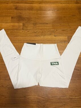 TNA White High-Rise Active Leggings